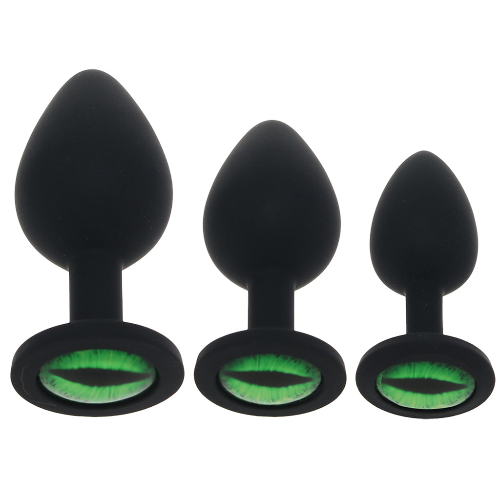 Creature Cocks Creature Eyes Silicone Butt Plug Set - Tophatter's Adult Sex Toys Online Anal Sex Toys > Butt Plugs - Tophatter Daily Deals